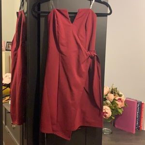 NWT burgundy dress